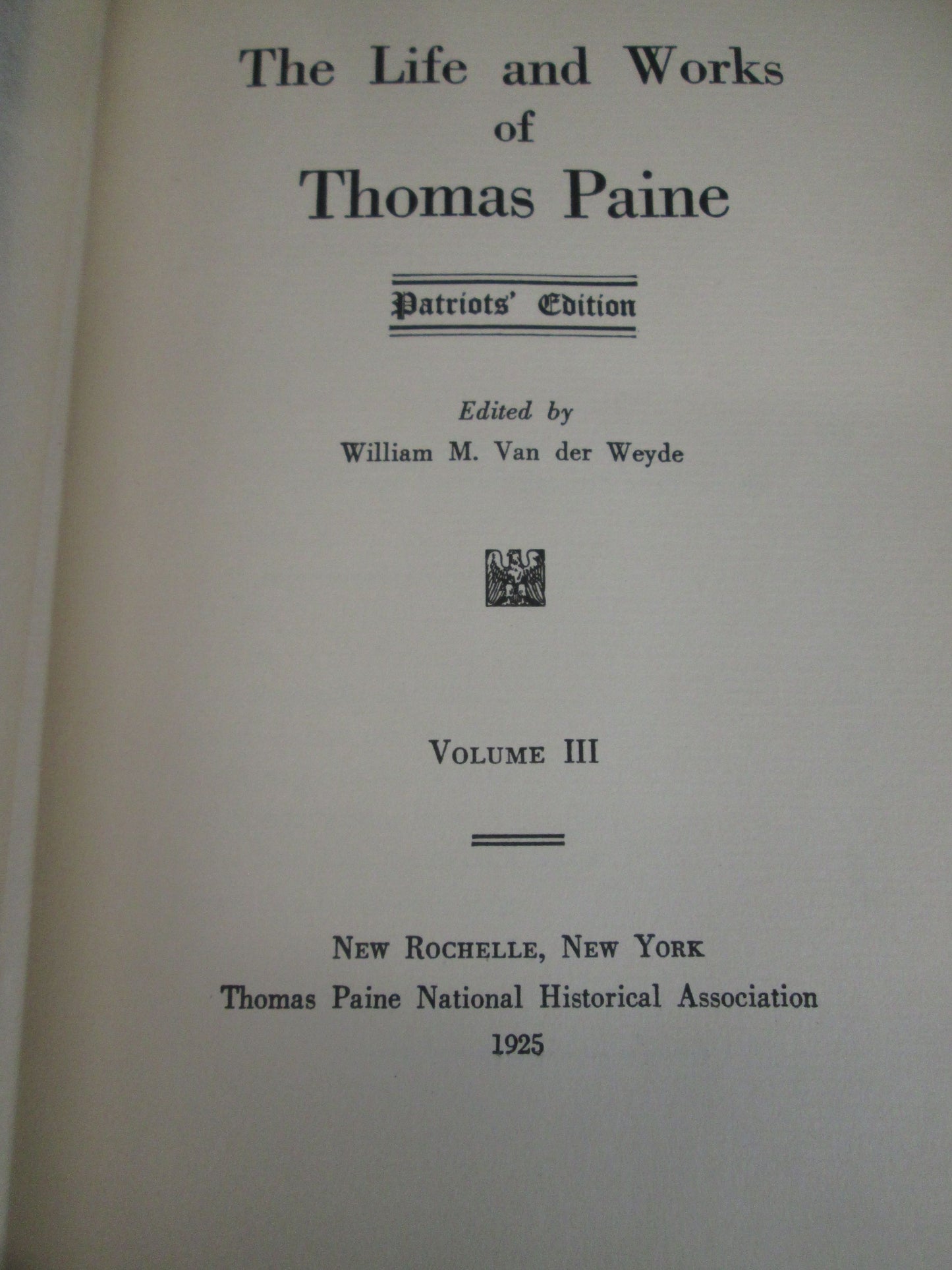 09091 - Group of 6 Thomas Payne Books.