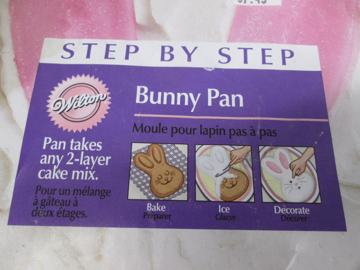 08258- Wilton Easter Bunny Cake Pan